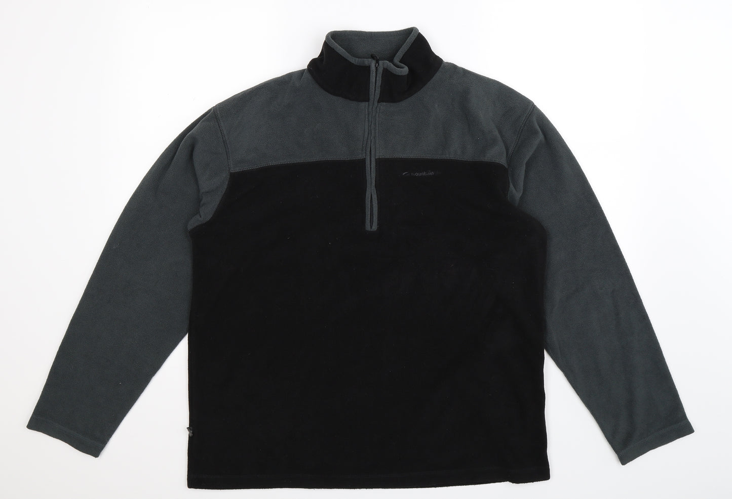 Mountain Life Mens Black  Fleece Jacket  Size M