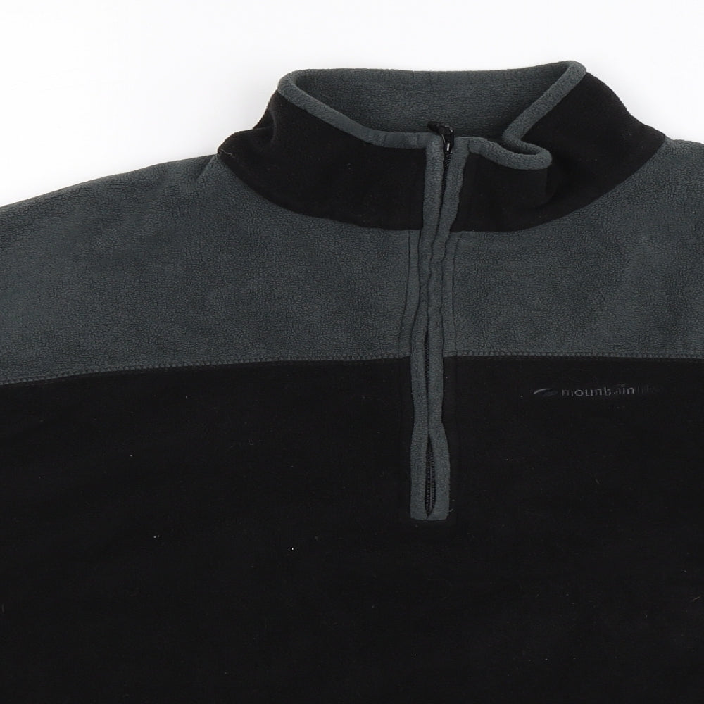 Mountain Life Mens Black  Fleece Jacket  Size M