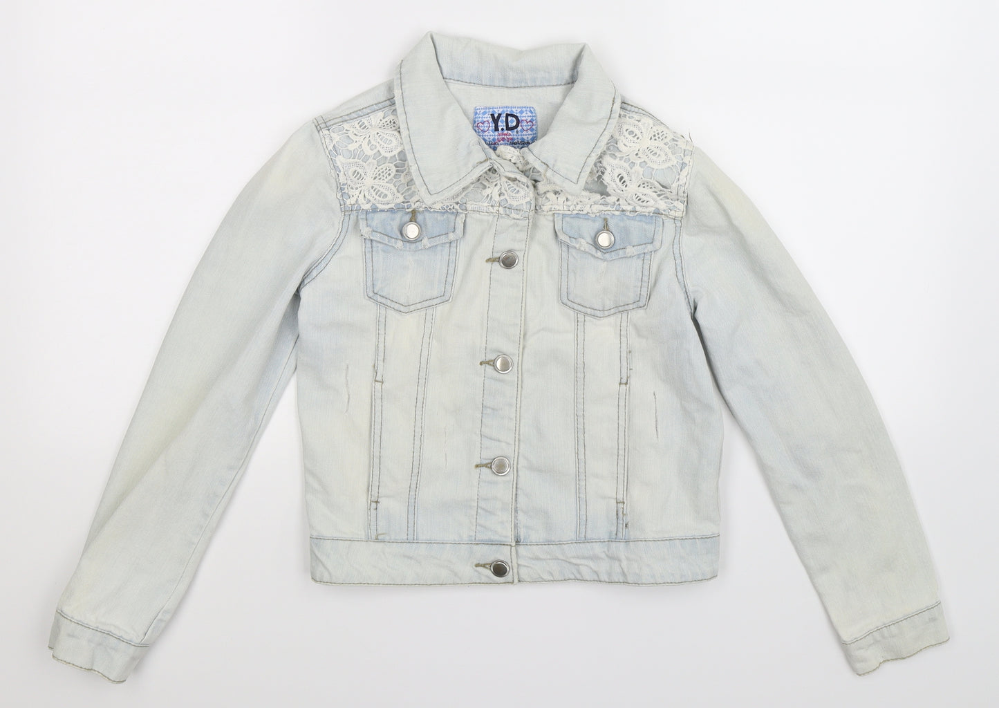 Young Dimension Girls Blue  Denim Jacket  Size 11-12 Years