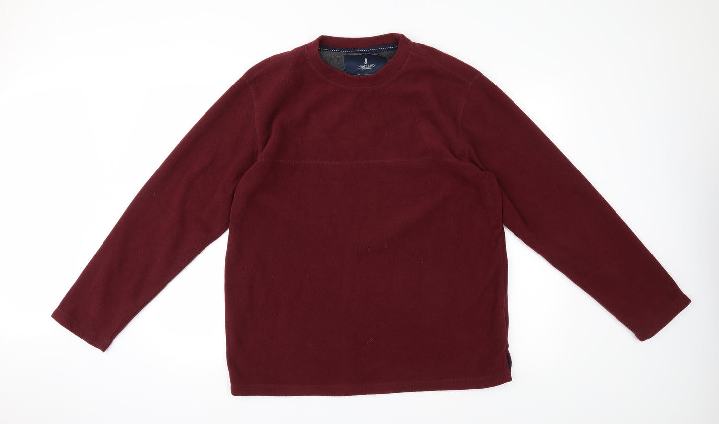 Headland Mens Red   Pullover Jumper Size M