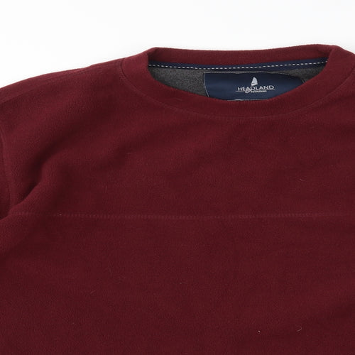 Headland Mens Red   Pullover Jumper Size M