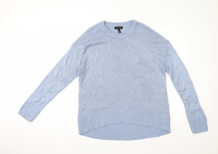 New Look Womens Blue Pullover Jumper Size L