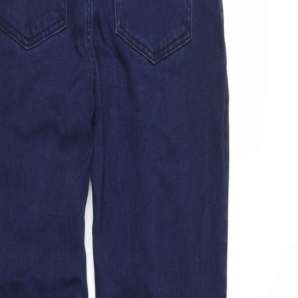 M&S Womens Blue   Straight Jeans Size 10 L26 in