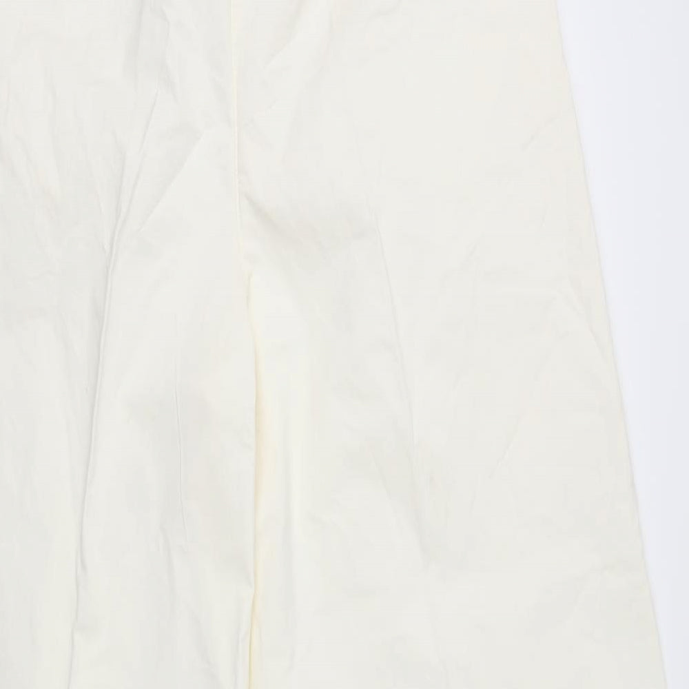 M&S Womens White   Trousers  Size 20 L27 in