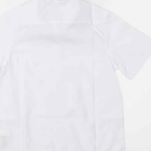 M&S Boys White   Basic Button-Up Size 7-8 Years