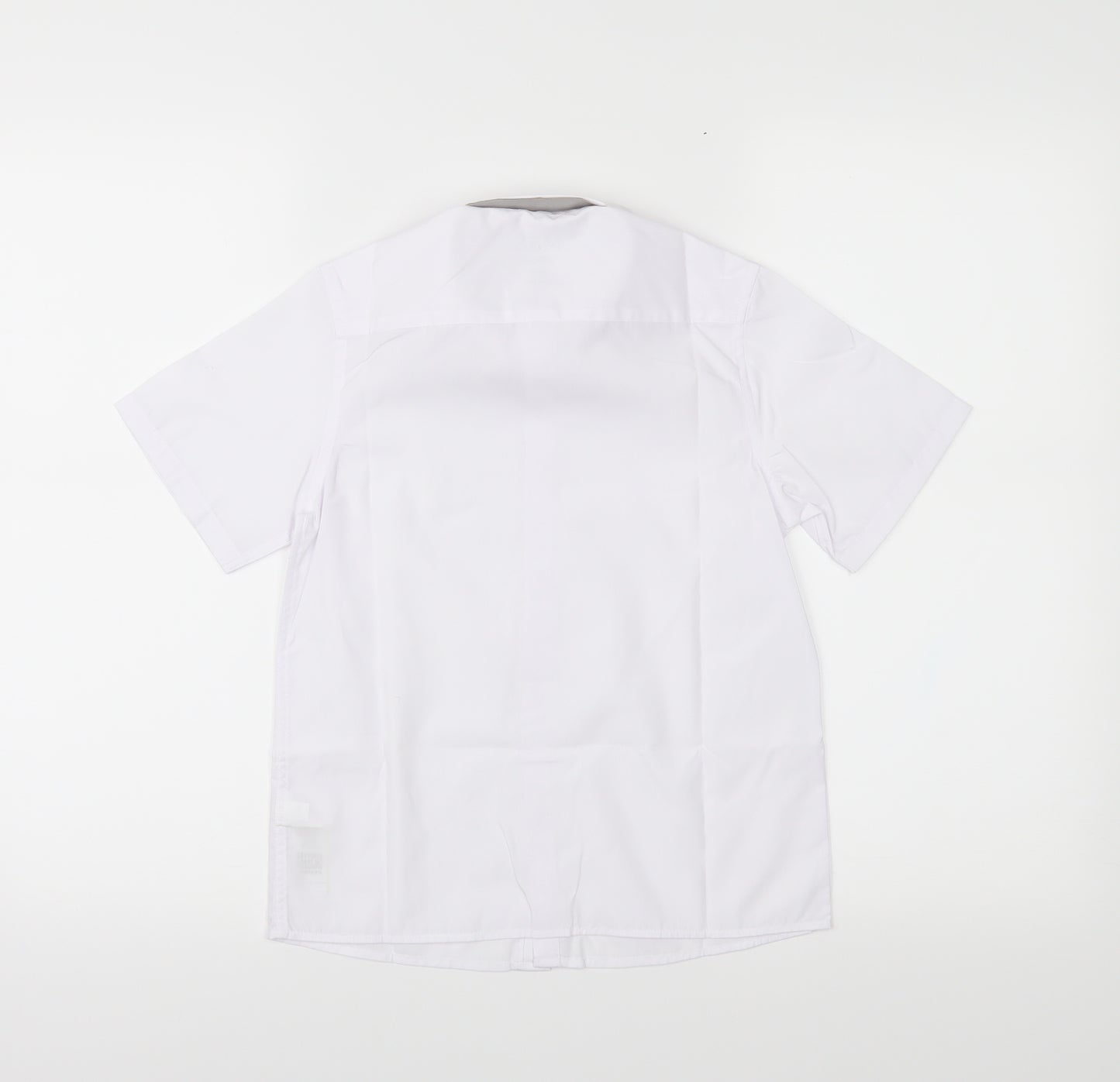 M&S Boys White   Basic Button-Up Size 7-8 Years
