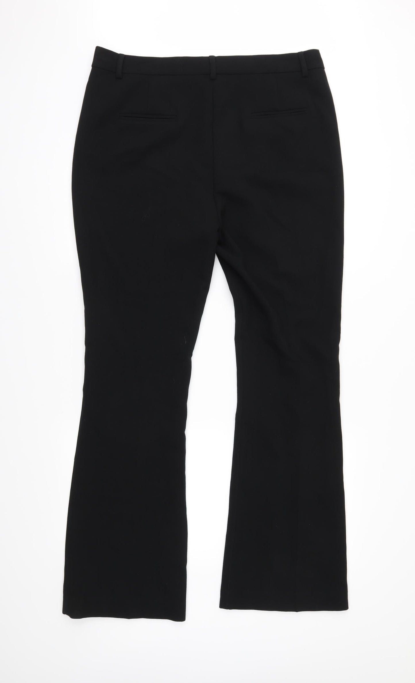 M&S Womens Black   Trousers  Size 16 L31 in
