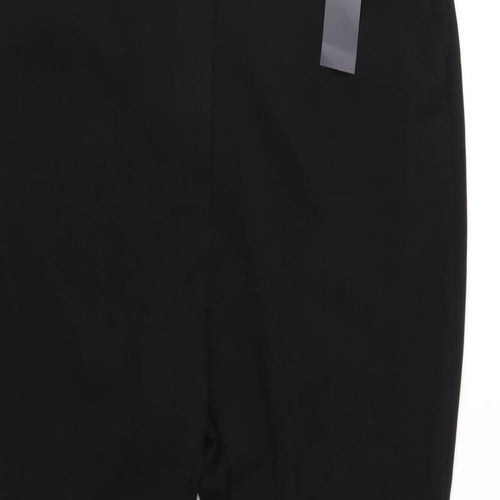 M&S Womens Black   Trousers  Size 22 L30 in