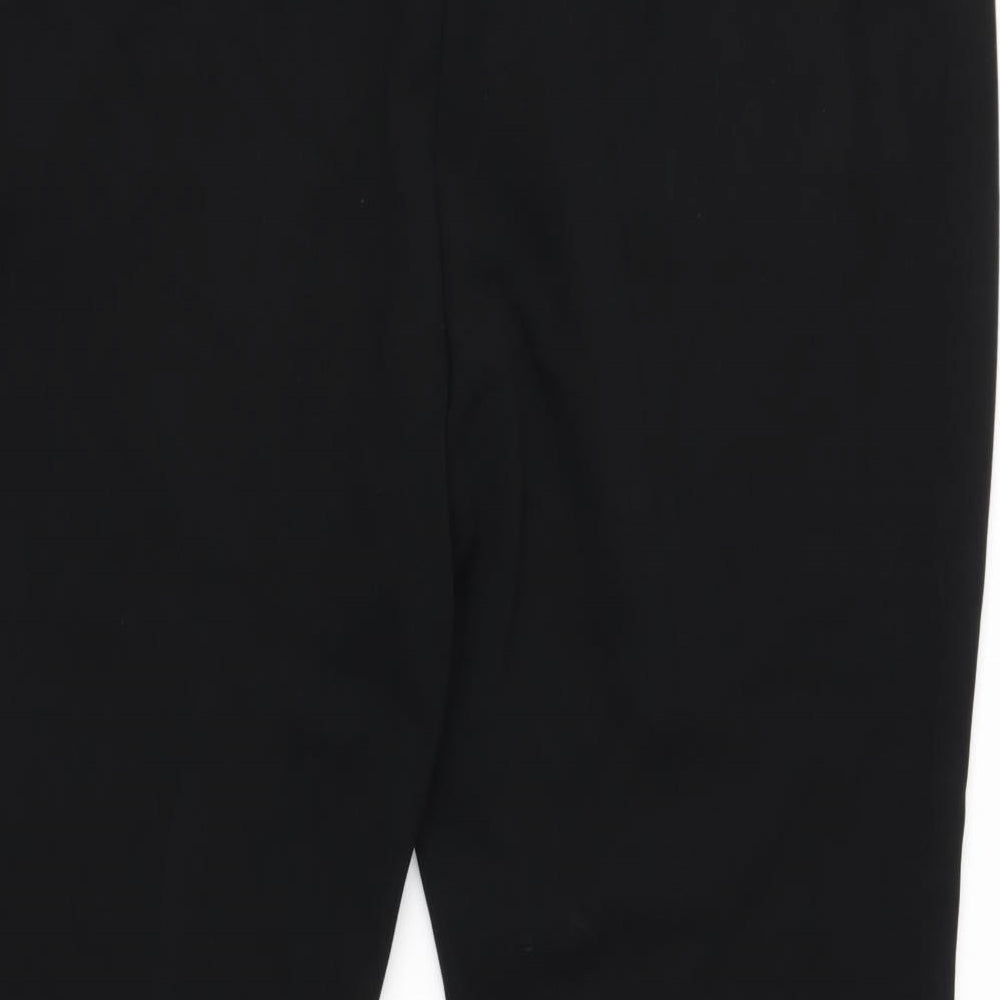 M&S Womens Black   Trousers  Size 22 L30 in