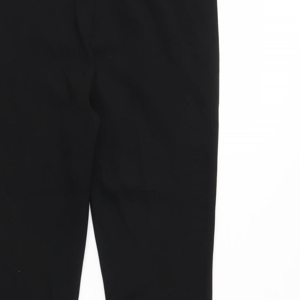 M&S Womens Black   Trousers  Size 10 L30 in