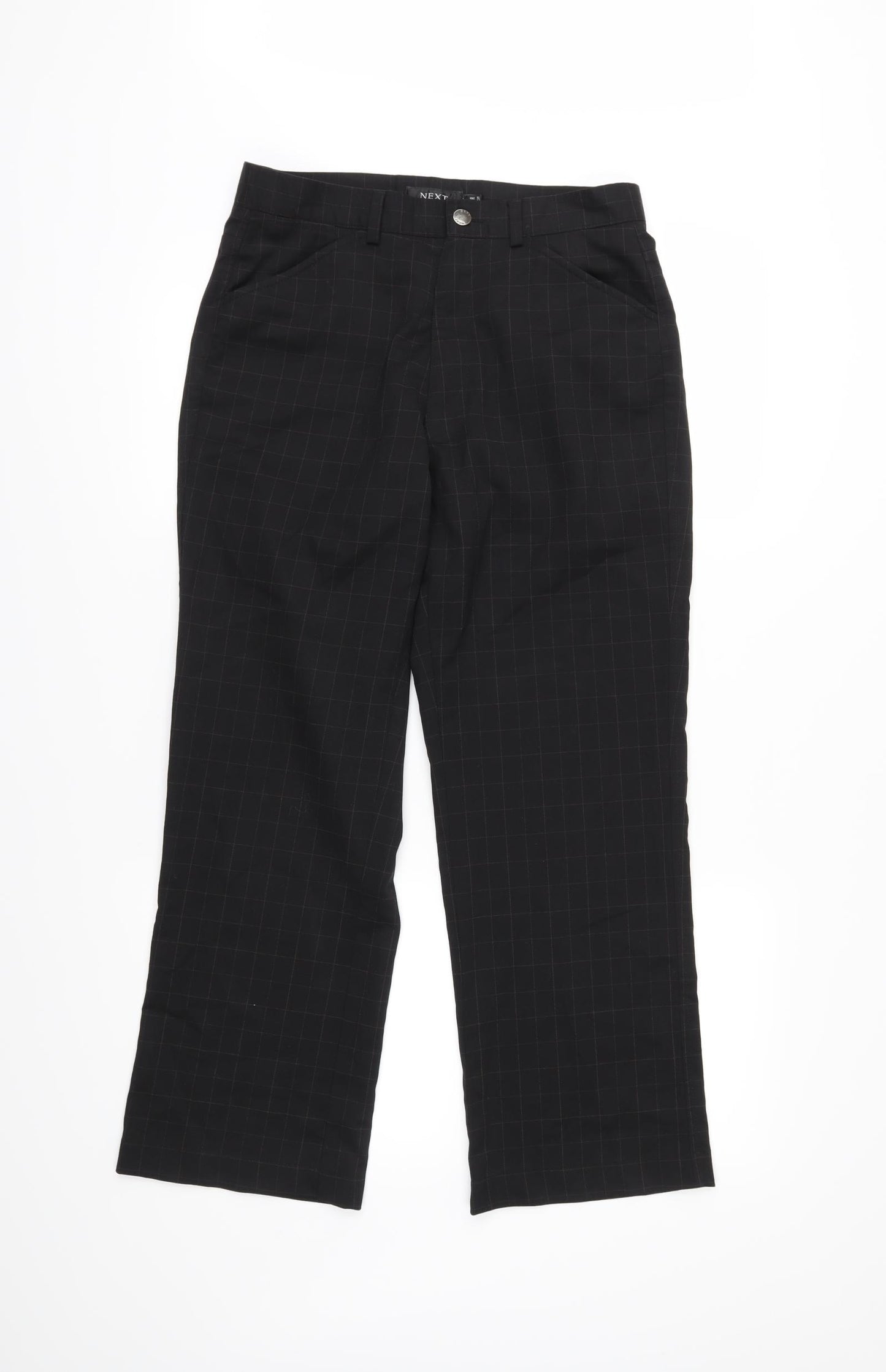 NEXT Mens Black   Trousers  Size 30 L27 in