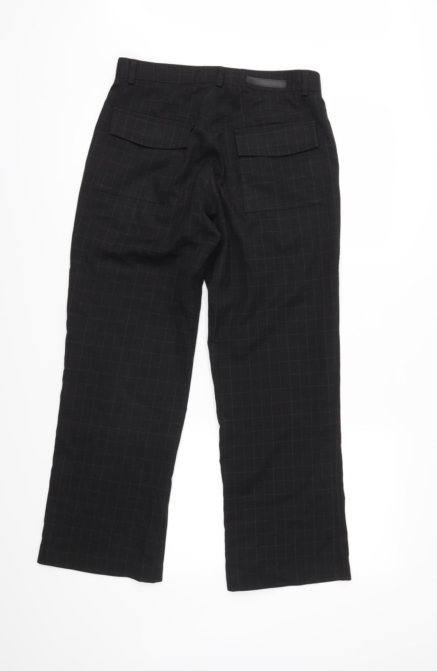 NEXT Mens Black   Trousers  Size 30 L27 in