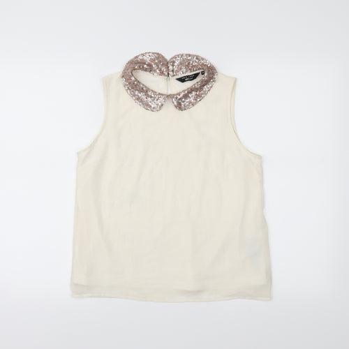 New Look Girls White   Camisole Blouse Size 14 Years