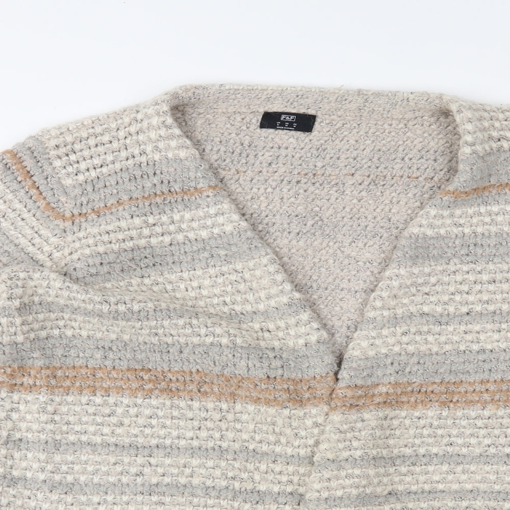 F&F Womens Beige   Cardigan Jumper Size M