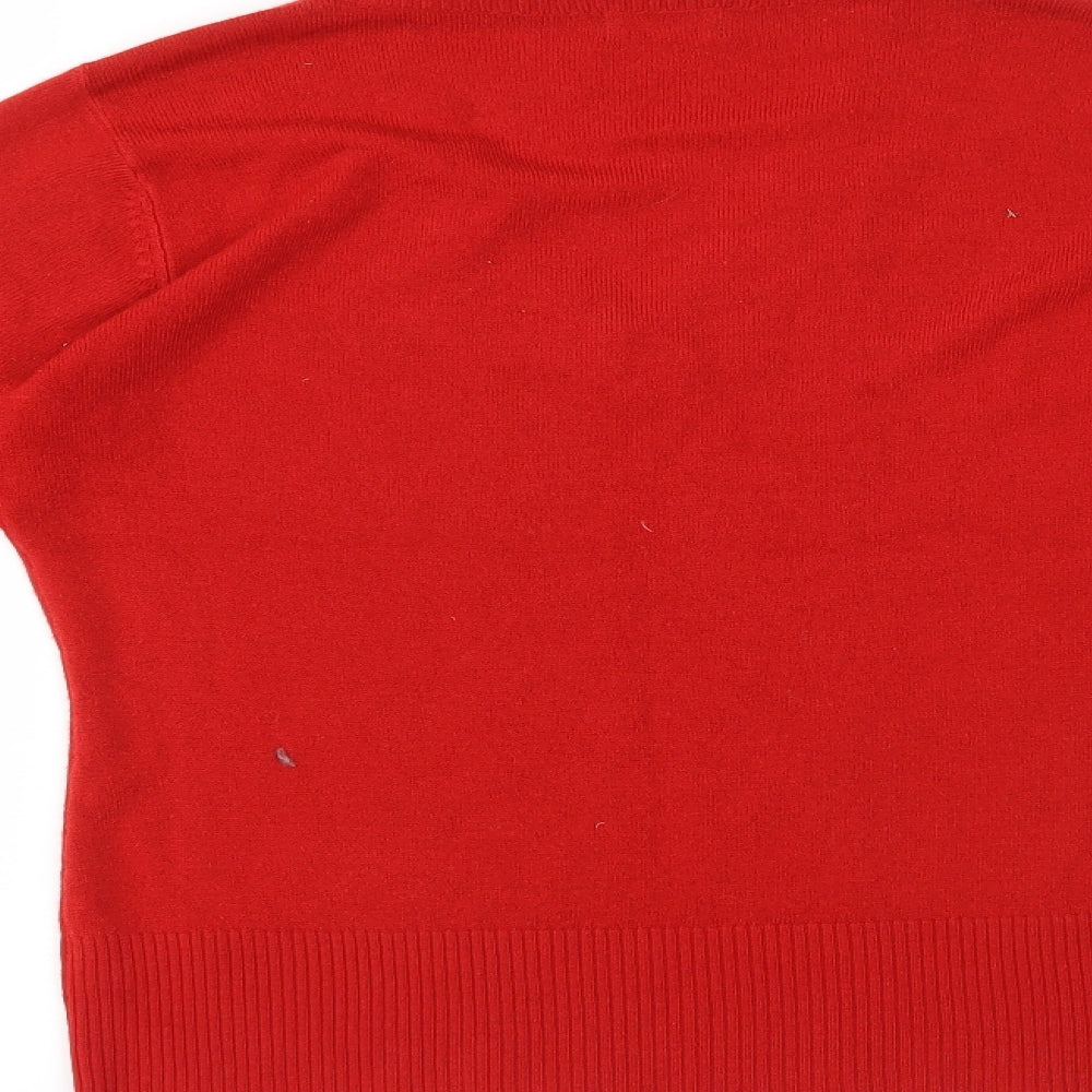 F&F Womens Red   Basic T-Shirt Size 12