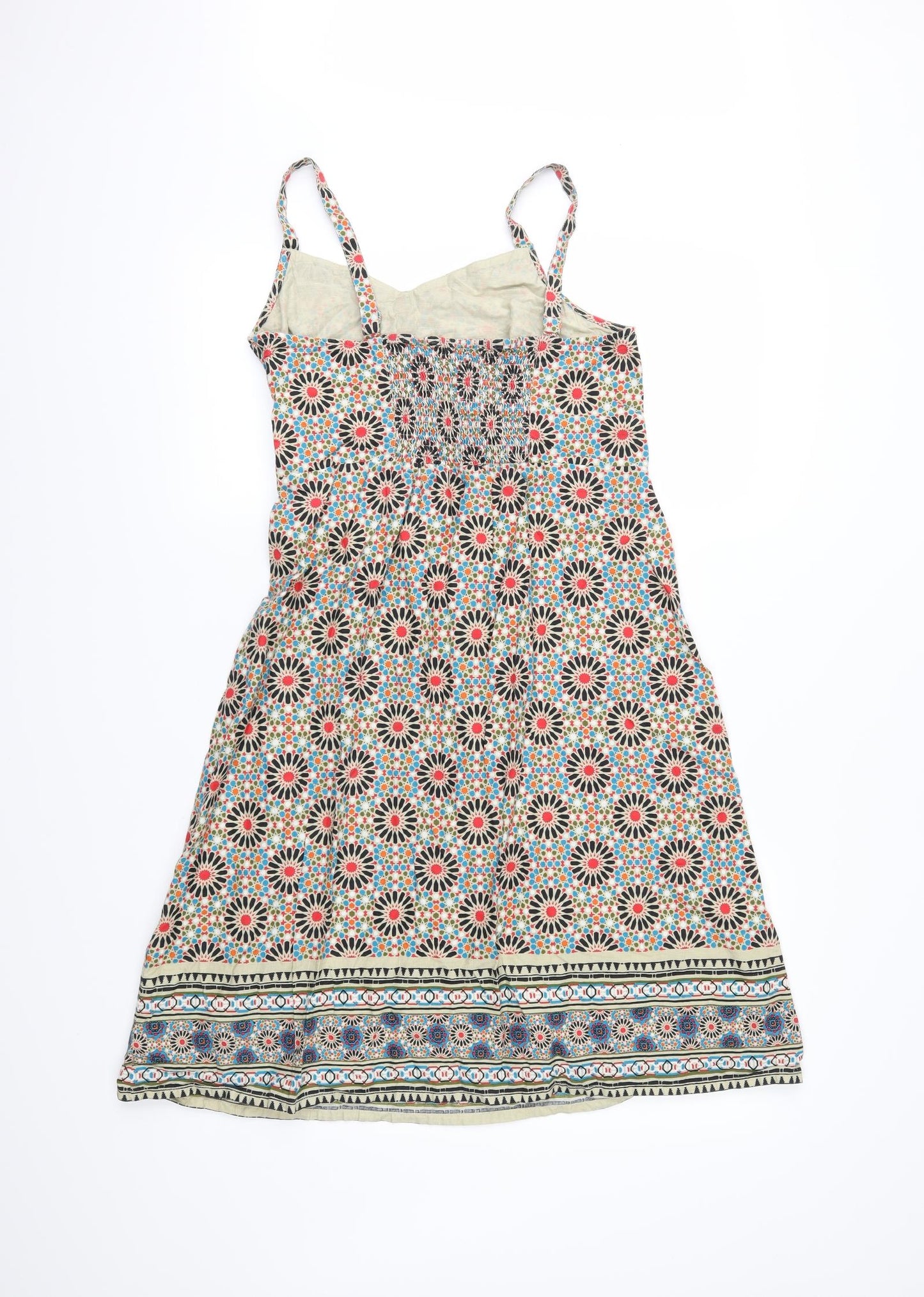 TU Womens Beige Floral  A-Line  Size 10