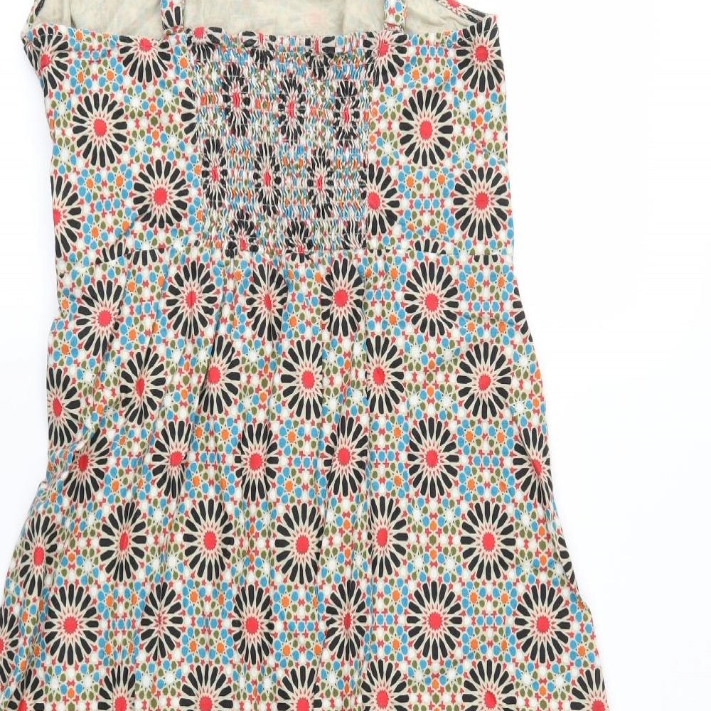 TU Womens Beige Floral  A-Line  Size 10