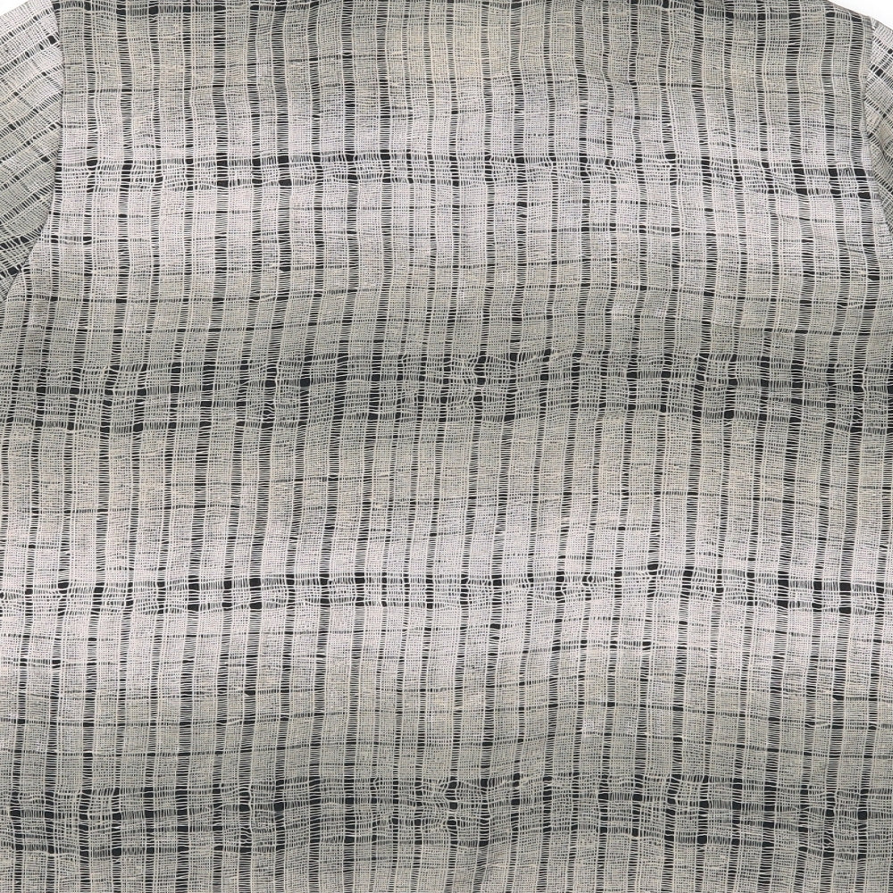 Berkertex Womens Grey   Basic Button-Up Size 14