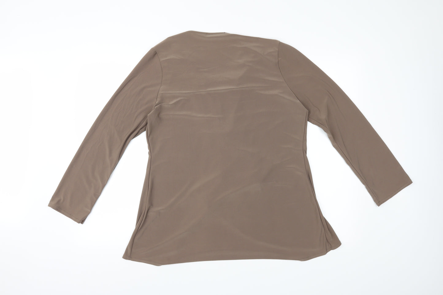 Nicole Collection Womens Brown   Cardigan Jumper Size L