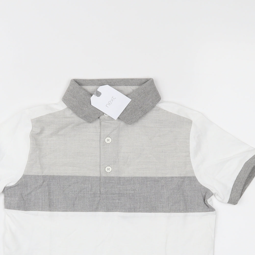 NEXT Boys White   Basic T-Shirt Size 5 Years