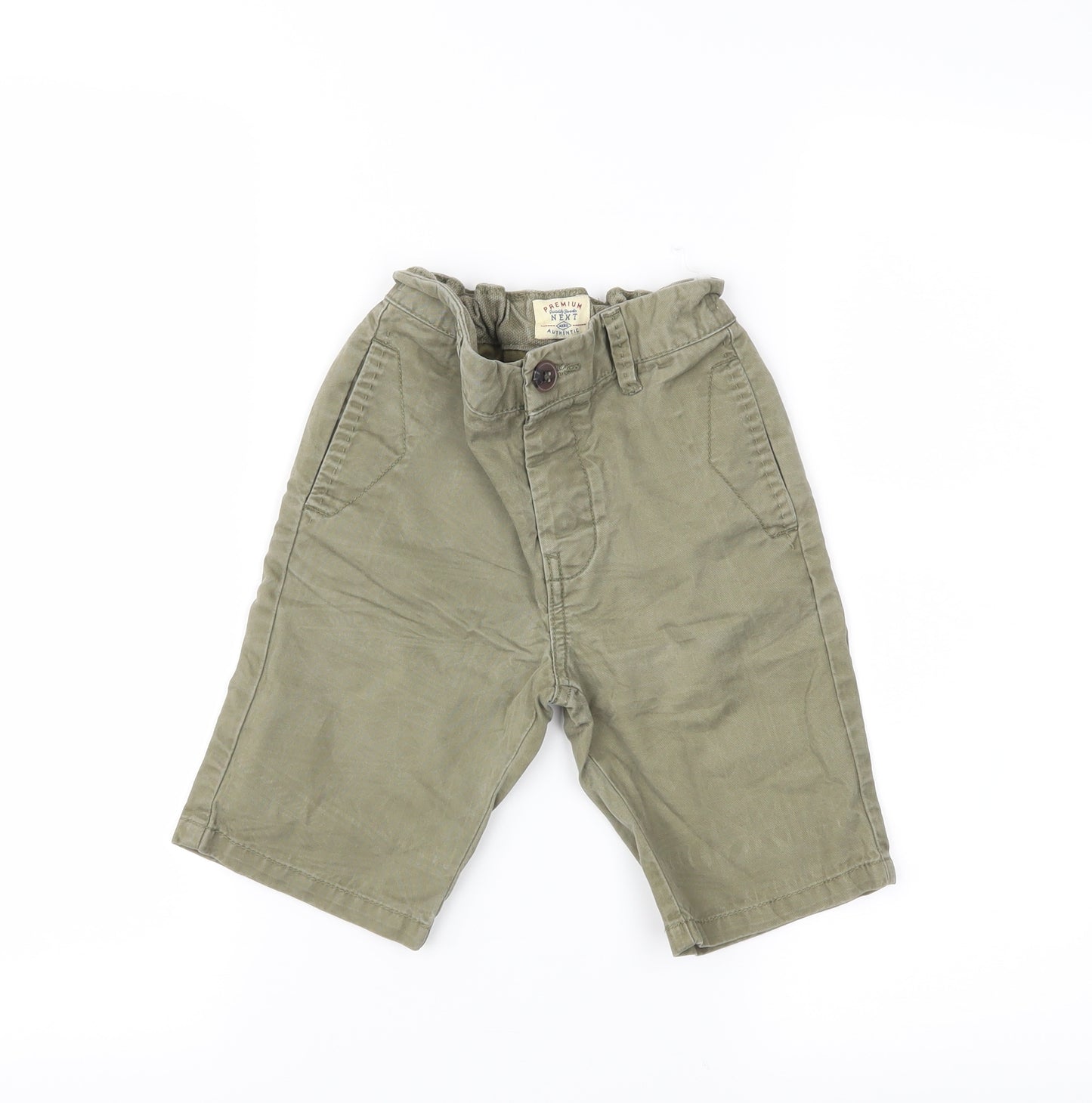 NEXT Boys Green   Chino Shorts Size 6 Years