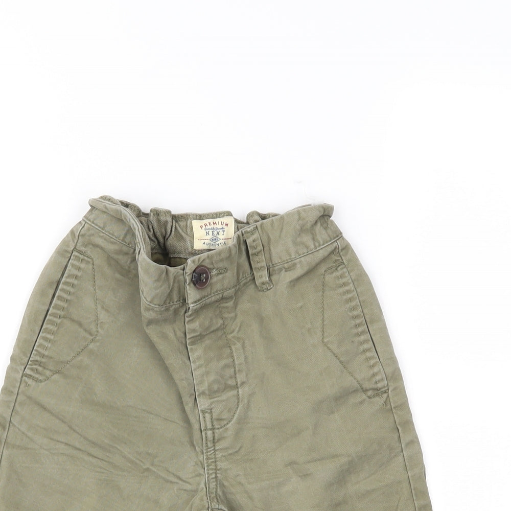 NEXT Boys Green   Chino Shorts Size 6 Years