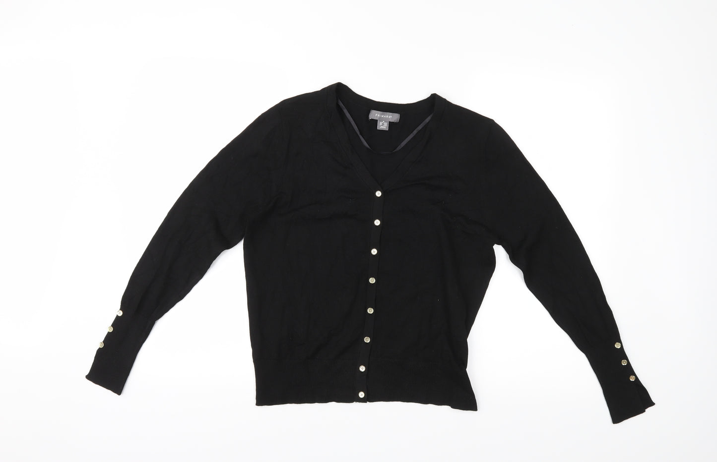 Primark Womens Black   Cardigan Jumper Size 12