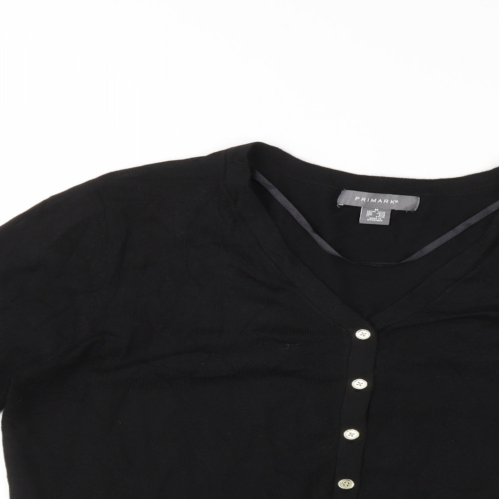 Primark Womens Black   Cardigan Jumper Size 12