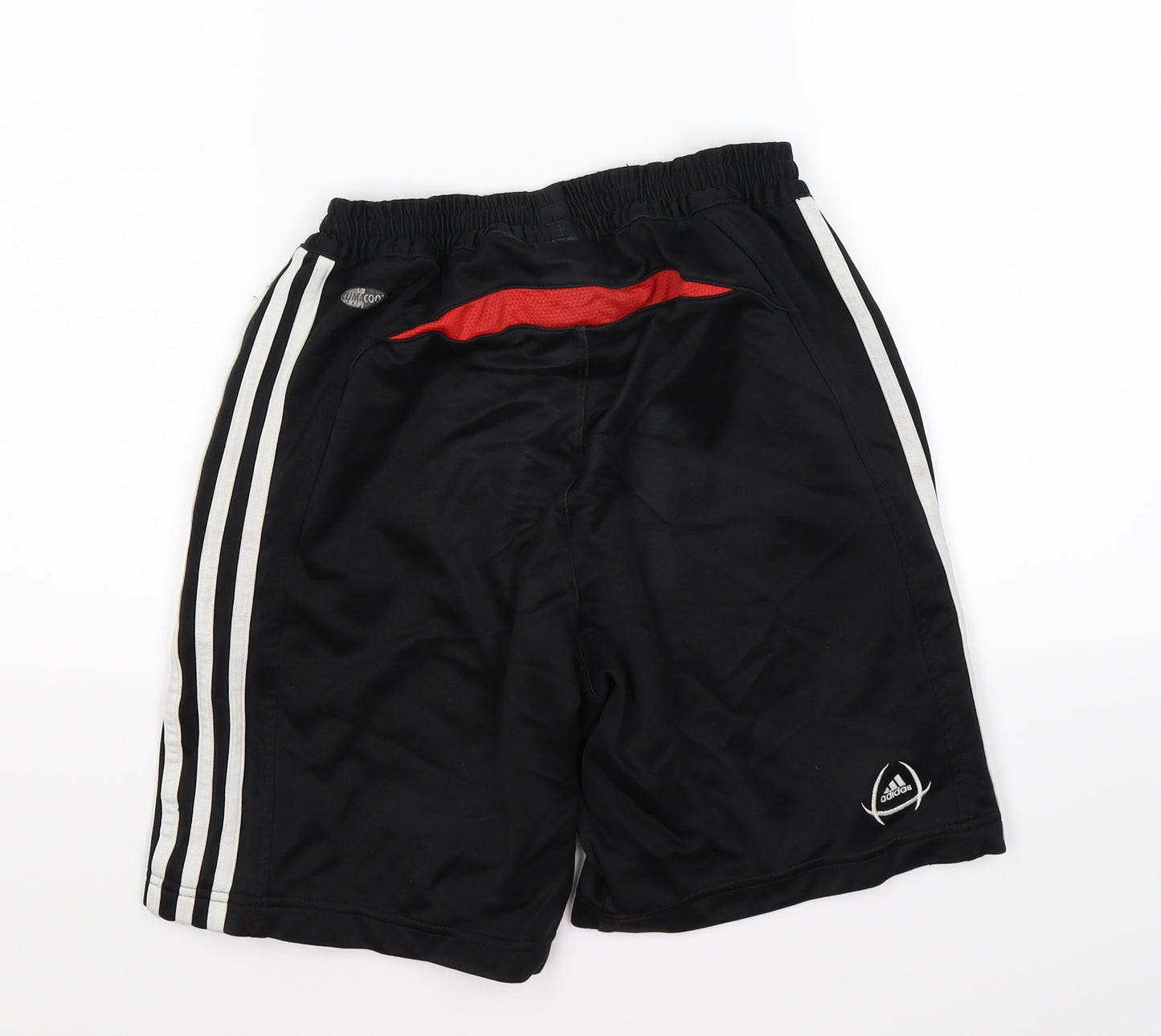 adidas Mens Black Striped  Sweat Shorts Size S