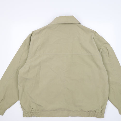 Saxon Mens Green  Velvet Jacket  Size 3XL  - olive