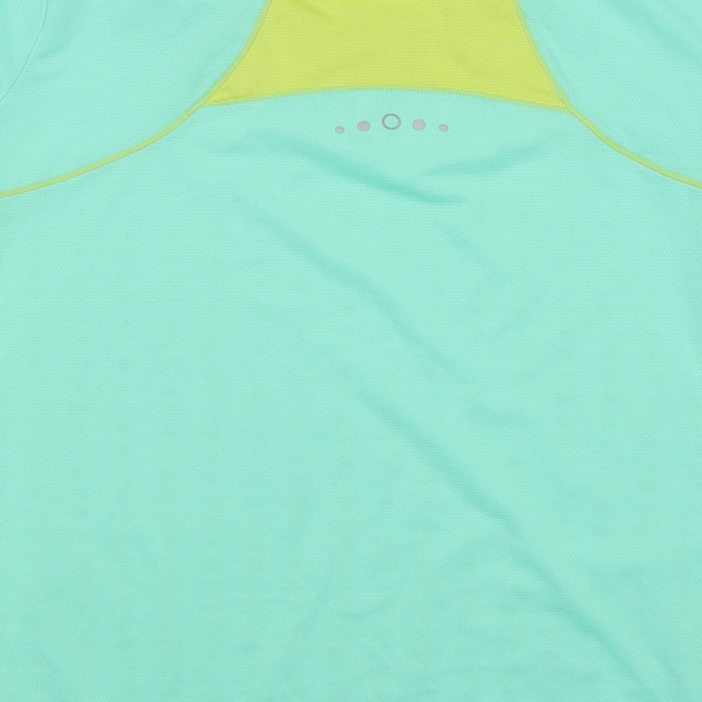 Crivit Womens Green Polka Dot  Basic T-Shirt Size 14