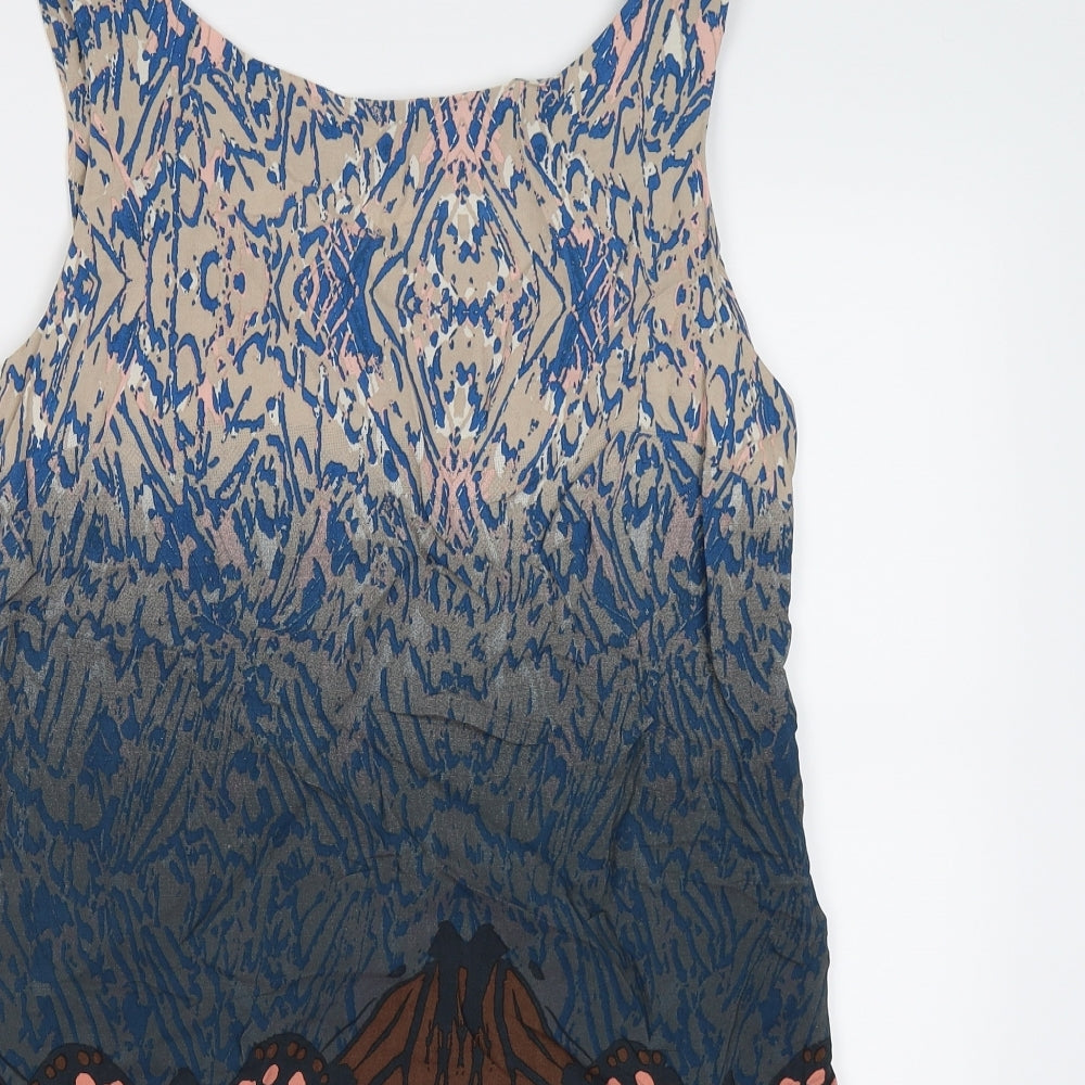 dunnes Womens Multicoloured Floral Chiffon Shift  Size 16  - butteflies