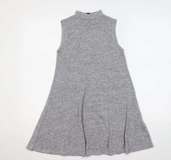 New Look Womens Grey  Jersey Tank Dress  Size 10