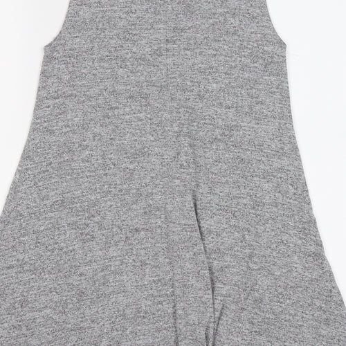 New Look Womens Grey  Jersey Tank Dress  Size 10