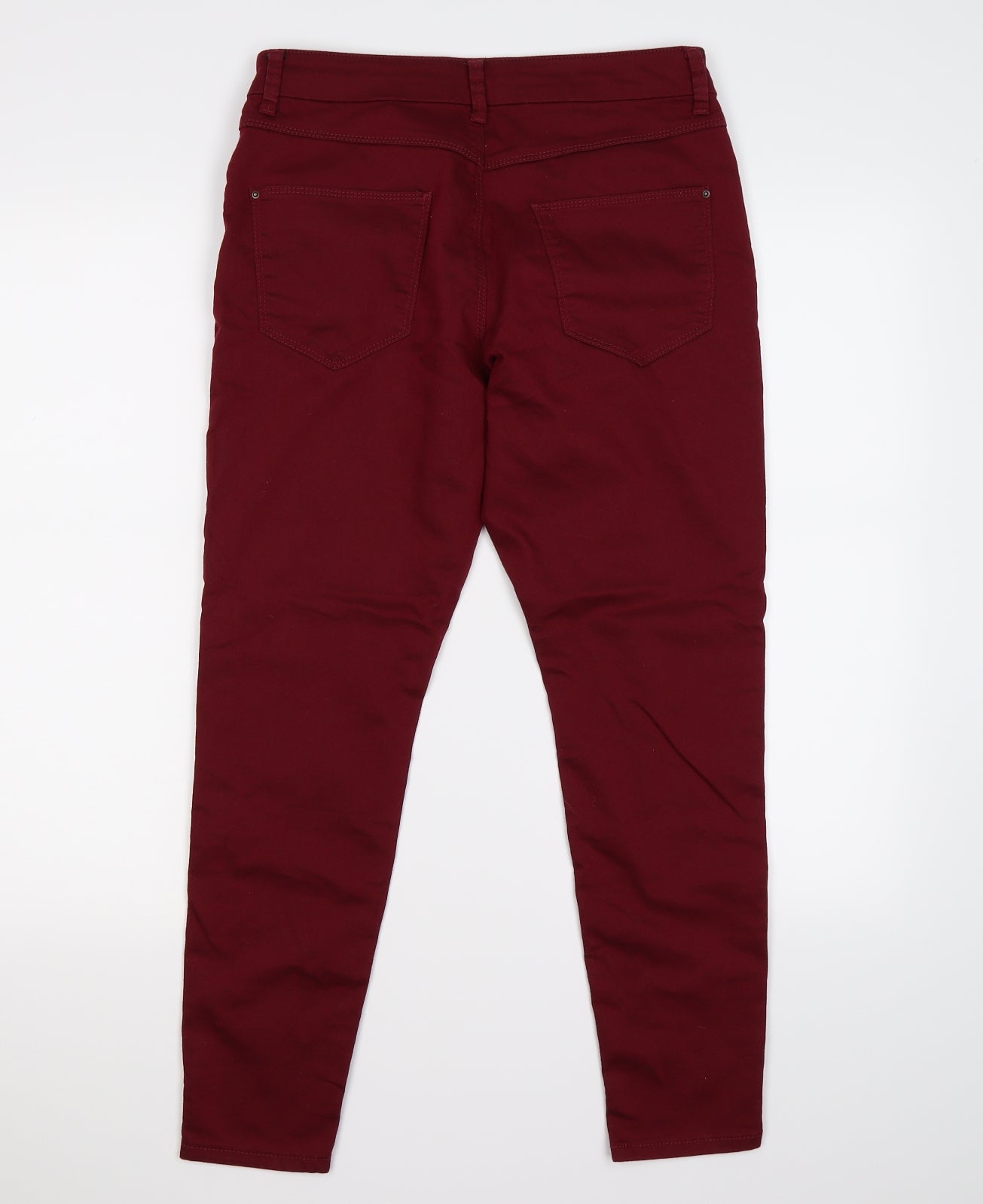 Marks and Spencer Womens Red  Denim Jegging Leggings Size 12 L26 in