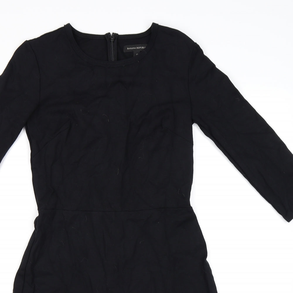 Banana Republic Womens Black  Jersey Jumper Dress  Size S
