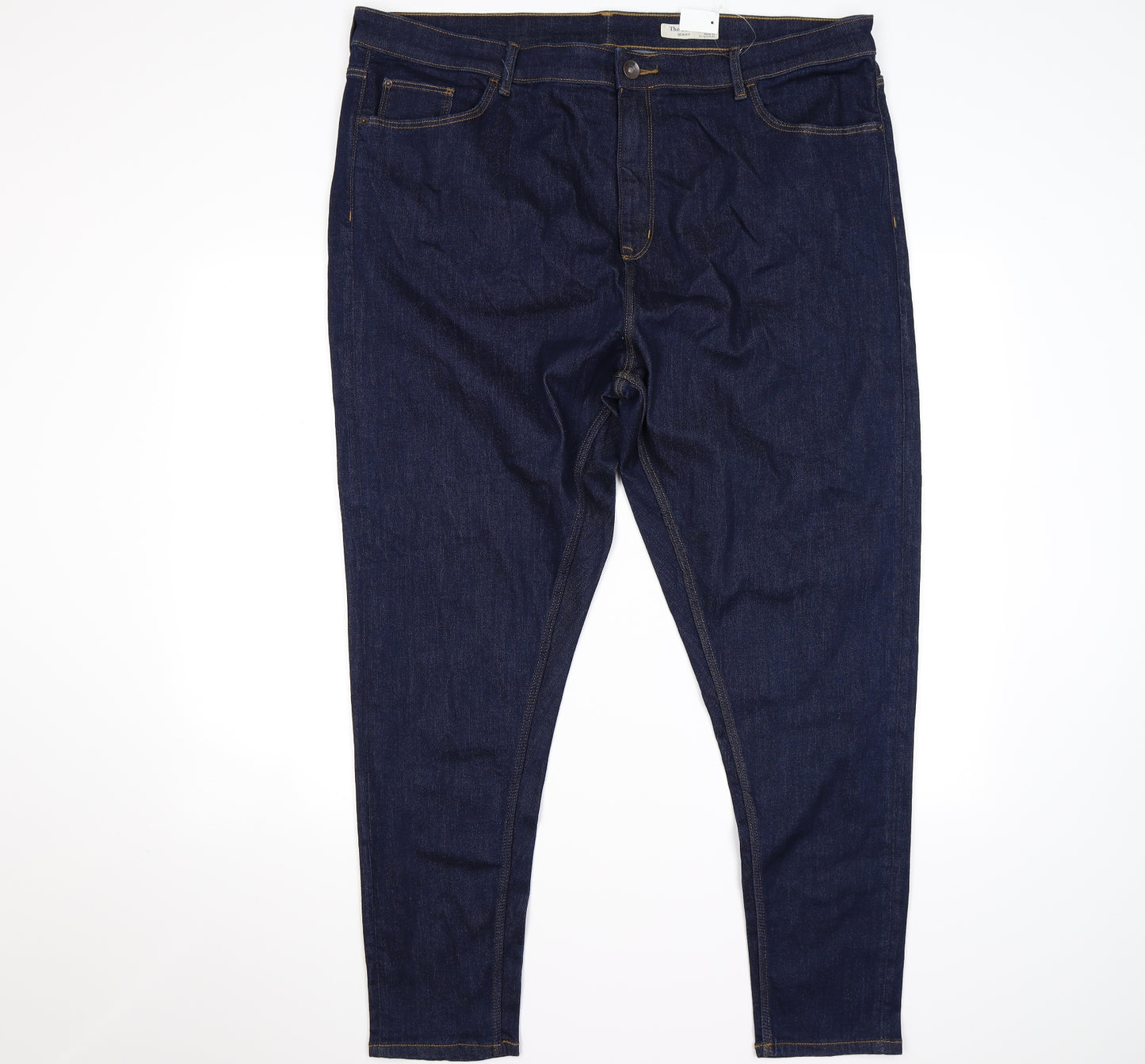 Marks and Spencer Womens Blue  Denim Jegging Leggings Size 24 L25 in - The Carrie