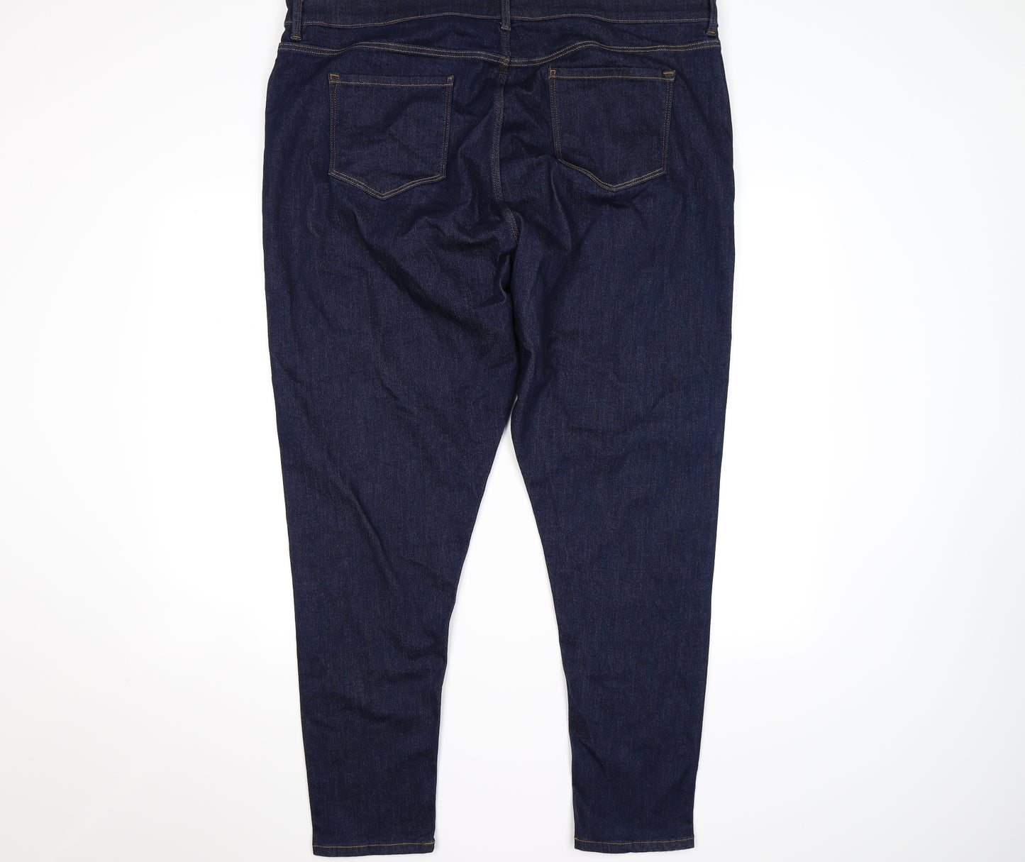 Marks and Spencer Womens Blue  Denim Jegging Leggings Size 24 L25 in - The Carrie