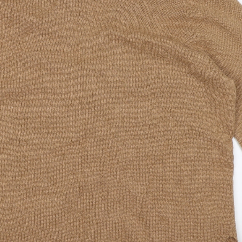hawick Womens Brown  Knit Cardigan Jumper Size S  - made in scotland