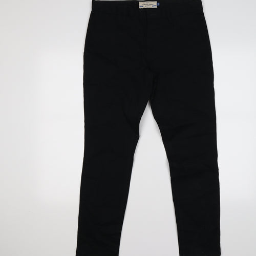 NEXT Mens Black   Chino Trousers Size 32 L29 in - short leg