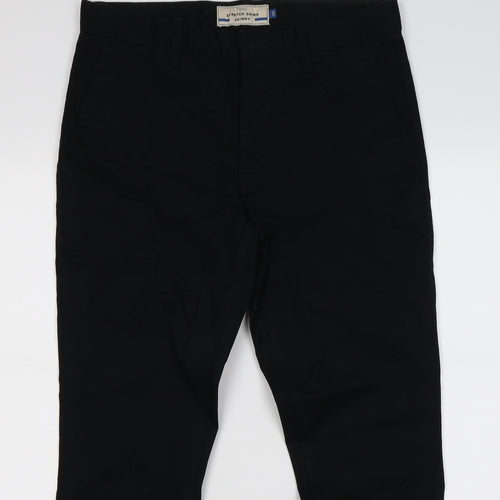 NEXT Mens Black   Chino Trousers Size 32 L29 in - short leg