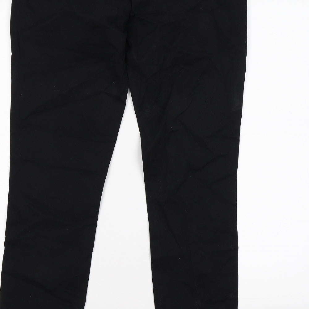 NEXT Mens Black   Chino Trousers Size 32 L29 in - short leg