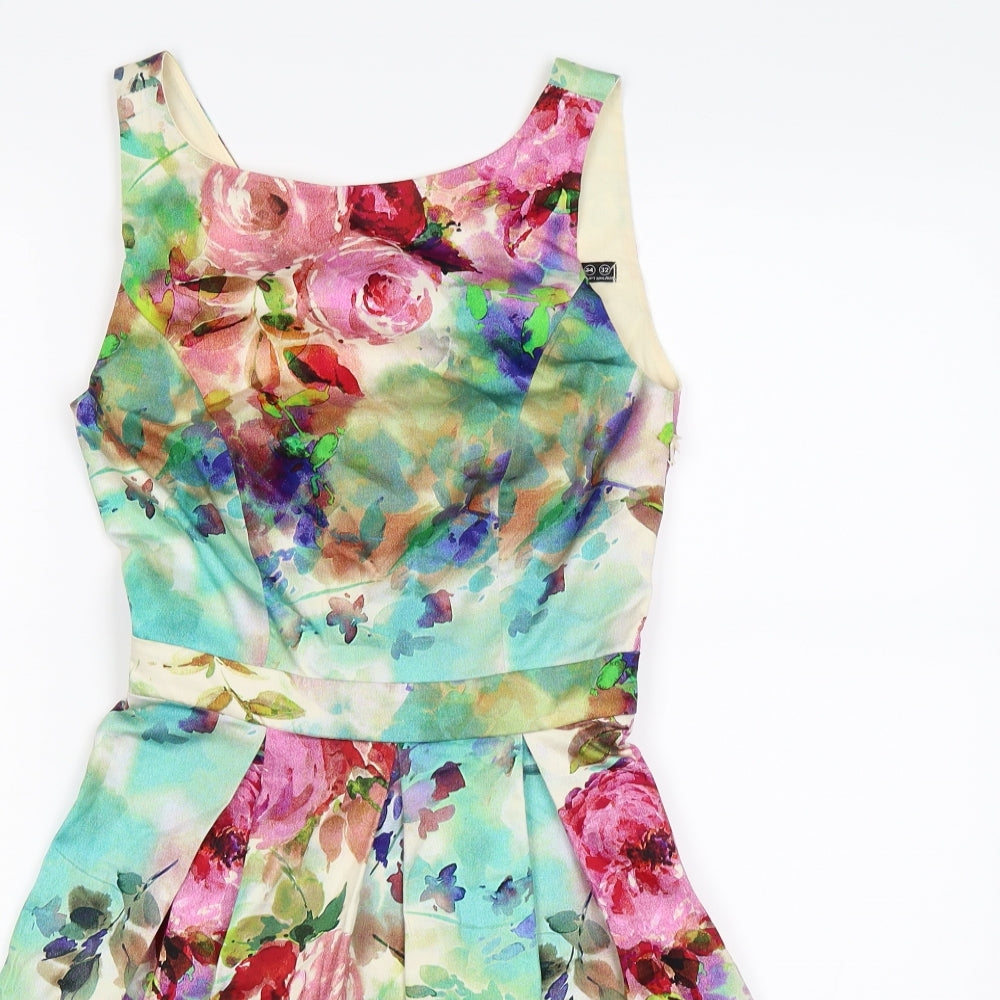 Atmosphere Womens Multicoloured Floral  Fit & Flare  Size 6