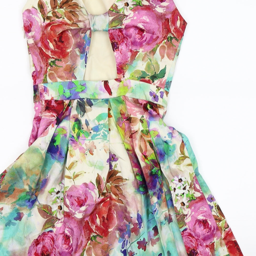 Atmosphere Womens Multicoloured Floral  Fit & Flare  Size 6