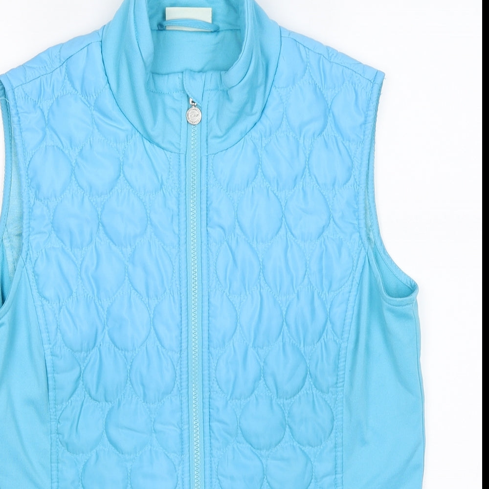 xds Womens Blue   Gilet Coat Size M