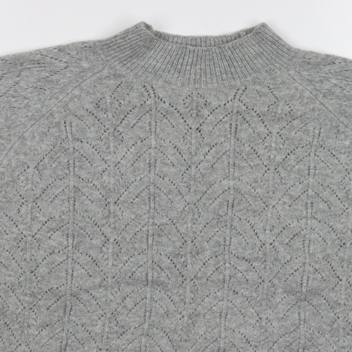 Uniqlo Womens Grey  Knit Pullover Jumper Size L  - SOFT TOUCH