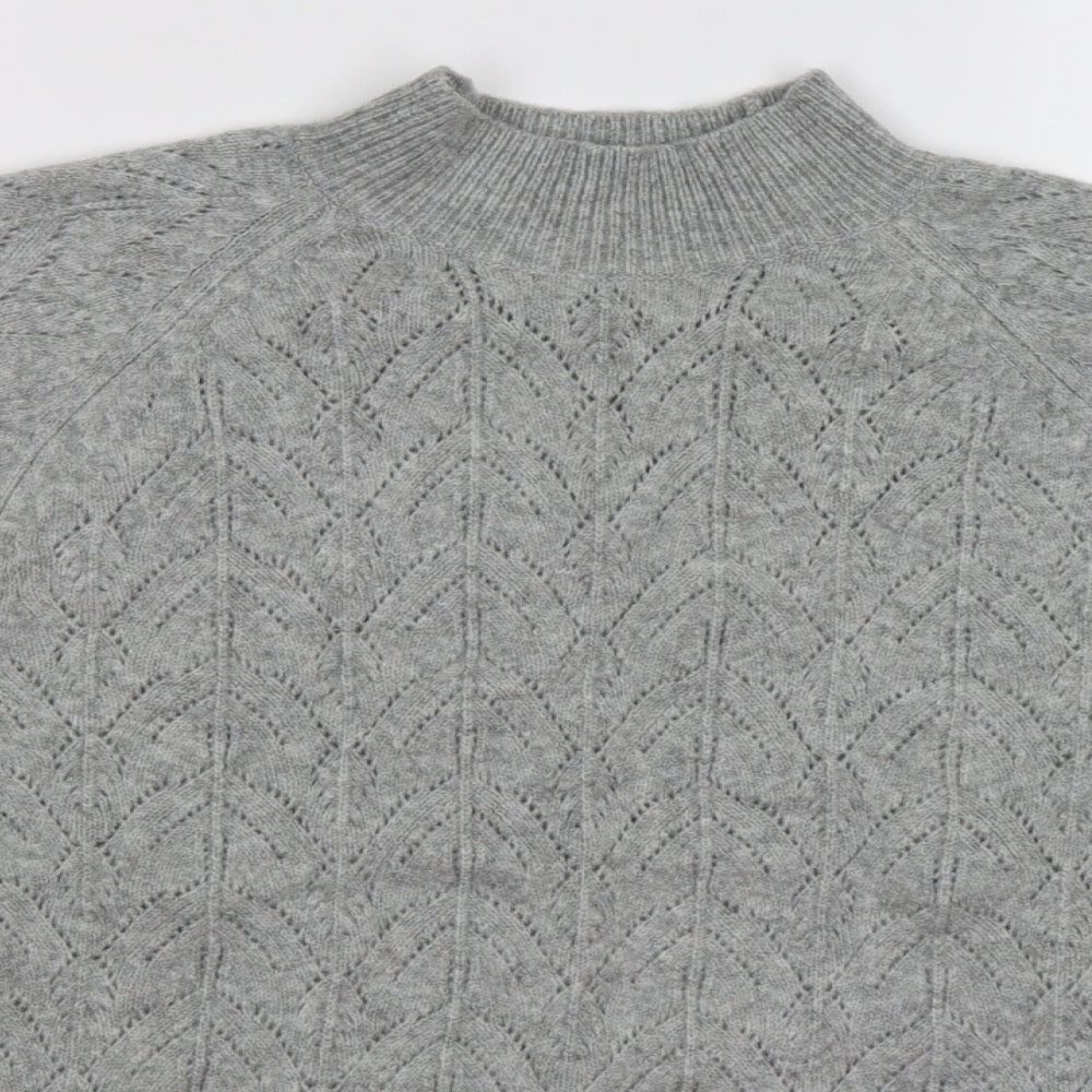 Uniqlo Womens Grey  Knit Pullover Jumper Size L  - SOFT TOUCH
