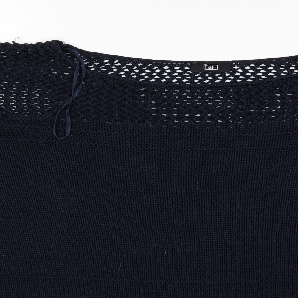 F&F Womens Blue   Pullover Jumper Size 22