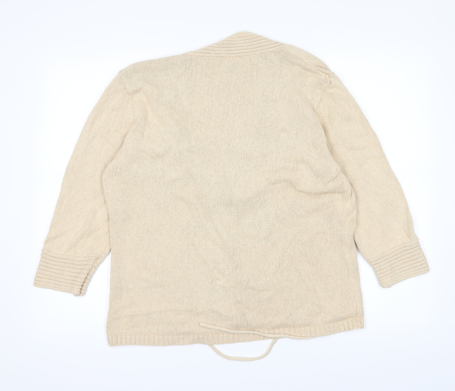 Alex & Co Womens Beige   Cardigan Jumper Size 14