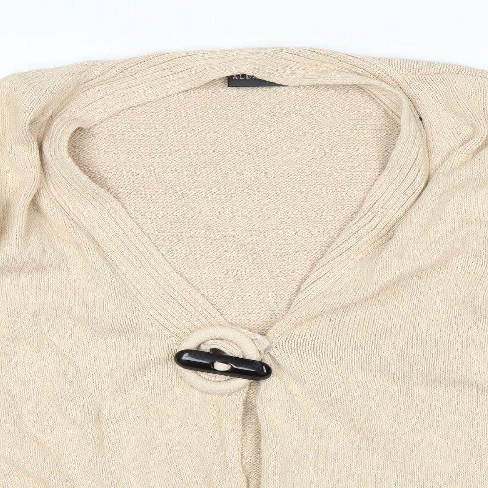 Alex & Co Womens Beige   Cardigan Jumper Size 14